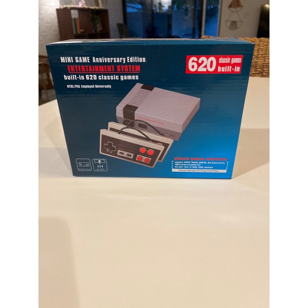 Mini Game Anniversary Edition Console With 620 Built-In Classic Games Universal